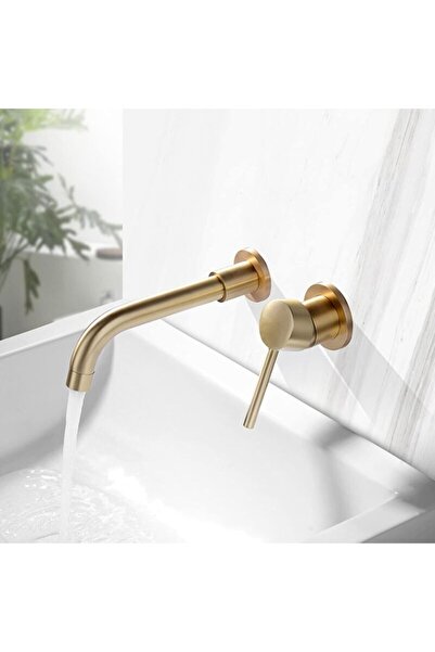 STARSTAR Wall-mounted basin faucet, made of brass, with a 360° rotating spout...