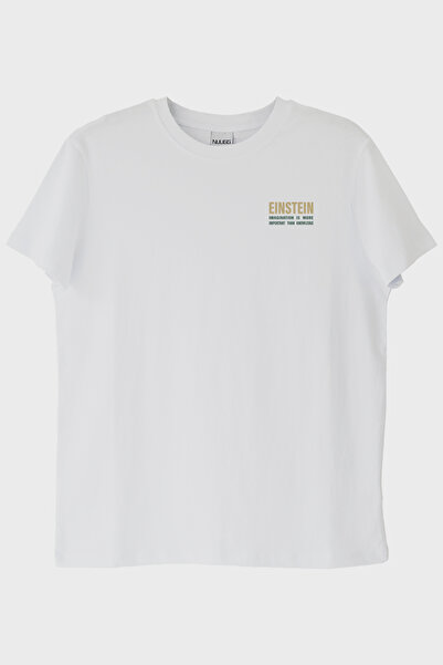 lofux Einstein Signature White T-Shirt