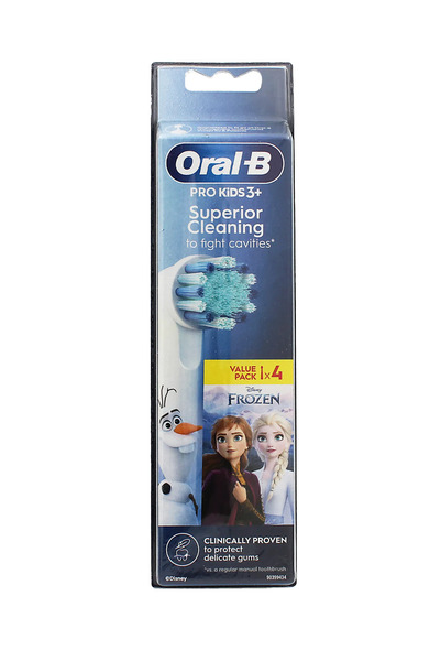 Oral-B Pro Kids 3+ Frozen Capete de periuță de rezervă, pachet de 4