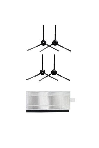 LİN GRUP Set de 4 piese de schimb compatibile cu aspiratorul robot Wiami FX-9