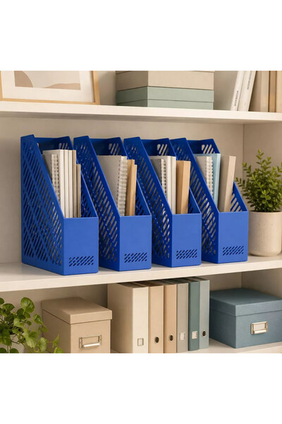 PROCART Organizator vertical de documente A4, set de 4 organizatoare de dosar...
