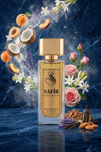 Safir Sexy Hypnotic Extrait de Parfum 50 ml | Hypnotic Poison Esintili Kadın Parfüm | Kayısı Hindistan Cevizi Vanilya Badem