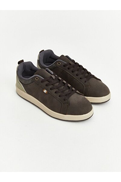 LC Waikiki Lcw Steps Brown Suede Look Men's Sports Shoes