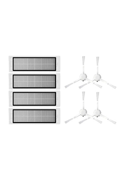 LİN GRUP Set de 8 piese de schimb compatibile cu aspiratorul robot Xiaomi Vac...