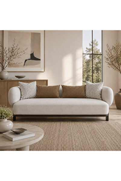 Roots Furniture Sahara Sand Leaner Beige Sofa