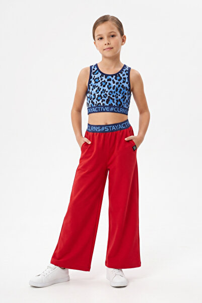 Colorinas Movy 2 Threaded Elastic Waist Girls' Sweatpants