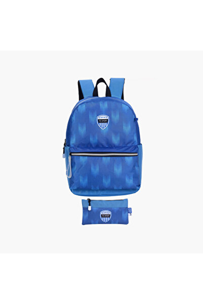 Pause Sport Football 2-Piece School Backpack Set for Boys 13+ Years with Penc...