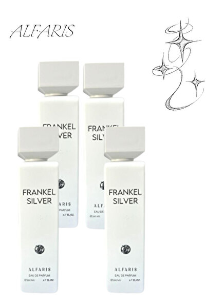 alfaris 4 قطع عطر فرانكل الفضي 200 مل