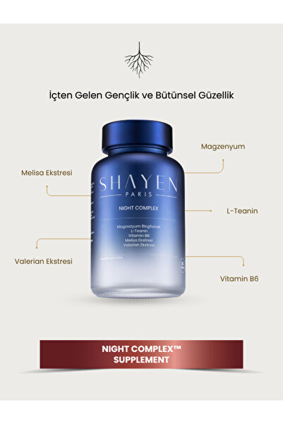 Shayen Paris Night Complex™ | Gece Rutini Takviyesi - Magnezyum Bisglisinat +...