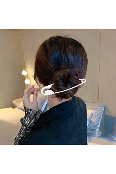 GÜLPEŞE Large Size Paddle Needle Hair Bun Clip