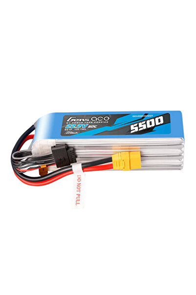 GENS ACE Baterie Lipo 5500mAh 22.2V 60C 6S1P Pentru Drone Cu Conector