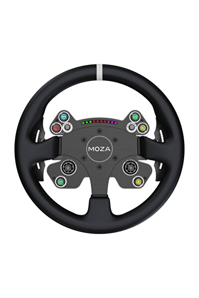 Moza Racing Volan de gaming Cs V2P pentru PC, instalare ușoară și de înaltă p...