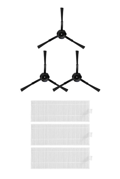 LİN GRUP Set de 6 piese de schimb pentru aspiratorul robot 360 Vacuum Mop Cle...