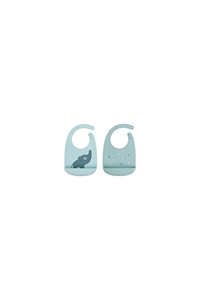 Done By Deer Bavetă din silicon 2 buc. Elphee Blue