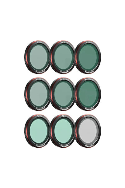 Freewell Kit de filtre magnetice Neo 2 Mega, pachet de 9, pentru drone Dji Ma...