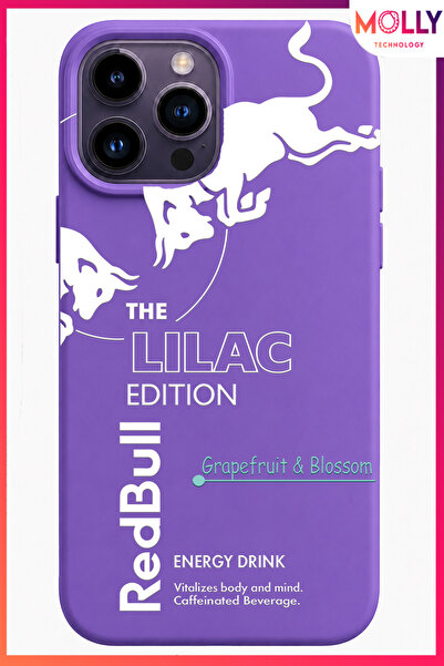 Molly iPhone 14 PRO MAX İçin Lavanta The Lilac Edition Desenli İçi Kadife Sil...
