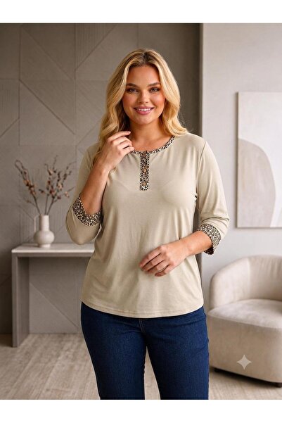 Vinola Plus Size Lycra Viscose Combed Fabric Comfortable Cut Capri Sleeves Bu...