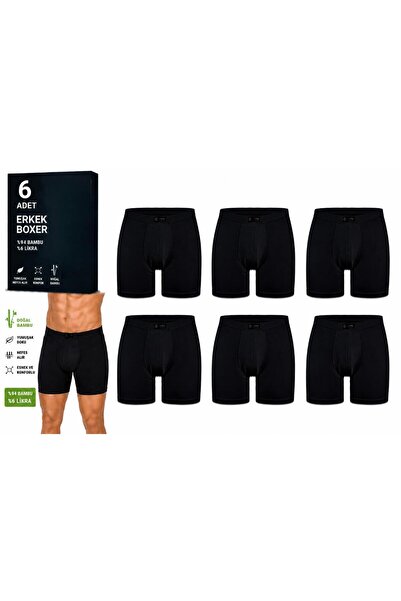 Yıldız Çamaşır Boxeri din lycra de bambus pentru bărbați (320-324) - 6 bucăți