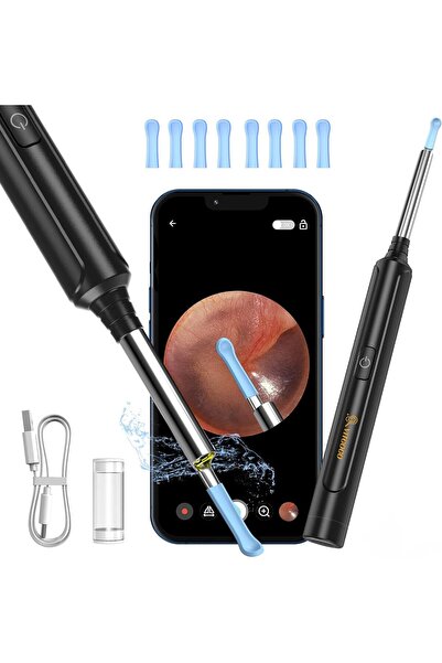 VITCOCO Otoscope, WiFi device for earwax removal, 5 MP camera with LED lights...