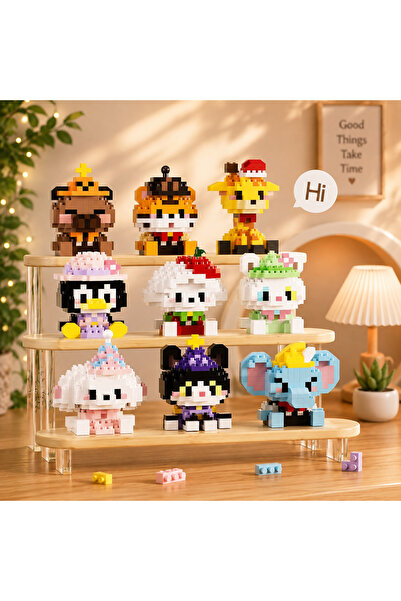 womistore Cutee Zoo Series Cute Block Building Figure (1 Random Model Sent)