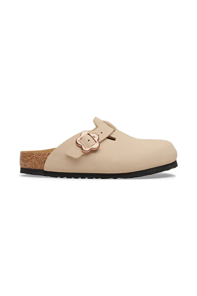 Birkenstock BOSTON KIDS BF FLOWER BUCKLE Kum Unisex Terlik 1030630 Juststep