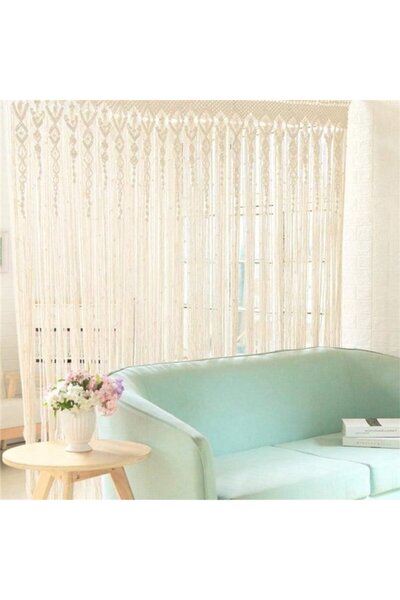 STARSTAR Tassel curtains for doors and windows, bohemian-style wall decoratio...