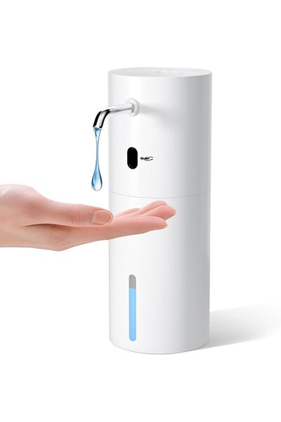 Morvena Picks Dozator automat de săpun fără contact (15,2 oz, duză din oțel i...