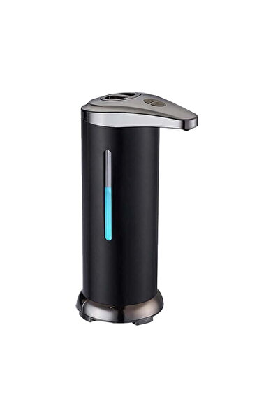 STARSTAR Black Automatic Stainless Steel Soap Dispenser with Adjustable Outpu...