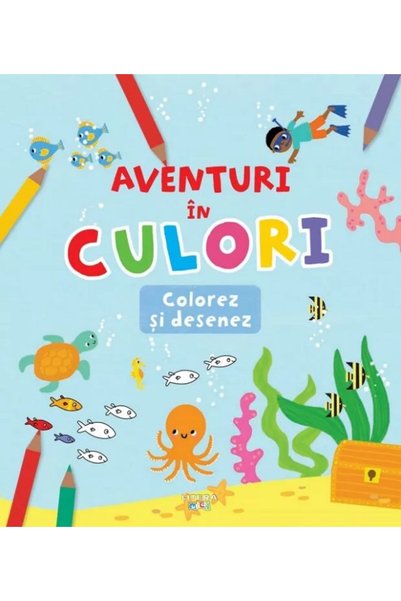 Litera Aventuri in culori. Colorez si desenez