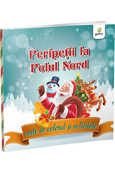 Gama Carte de colorat si activitati. Peripetii la Polul Nord