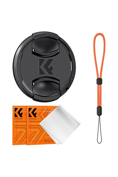 K&F CONCEPT K&F 72mm Κουμπωτό Καπάκι Φακού με Κεντρικό Κλείδωμα 4 σε 1