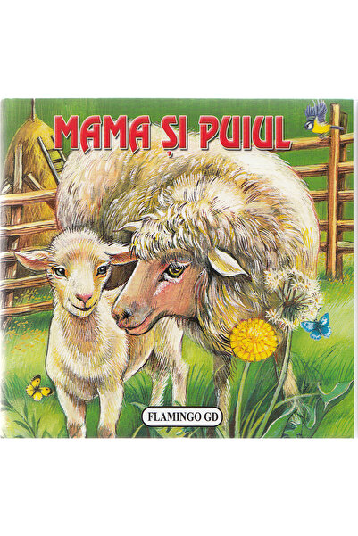 Flamingo Mama si puiul (pliant)