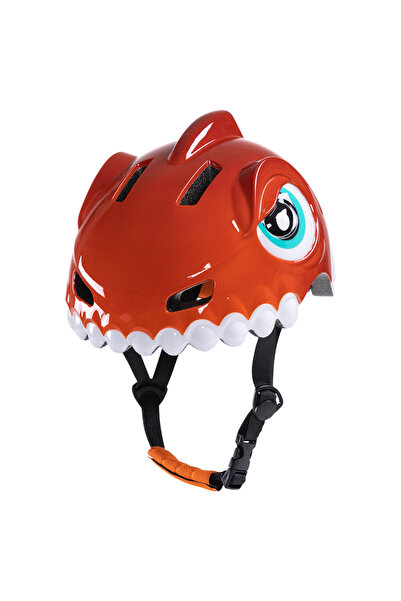WOZINSKY Cască de ciclism pentru copii cu motiv dinozaur 52-56 cm Siguranță