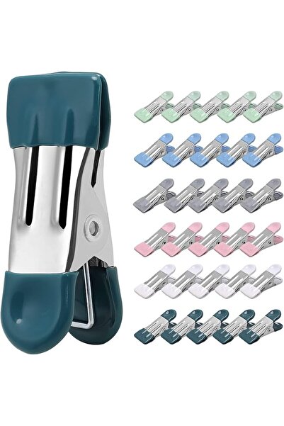 STARSTAR Heavy-Duty Clothing Pins 30-Pack 2.17-Inch Metal Clips Photo Drying ...