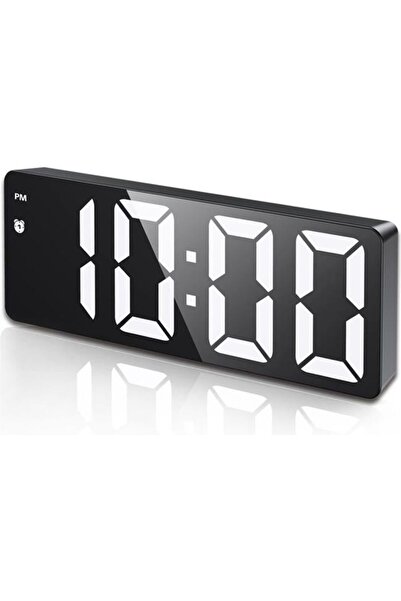 STARSTAR Digital alarm clock, LED alarm clock, with snooze function, adjustab...