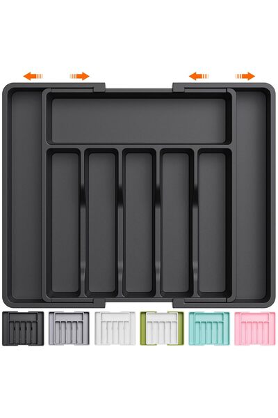 STARSTAR Drawer organizer, expandable kitchen utensil tray, cutlery rack, adj...