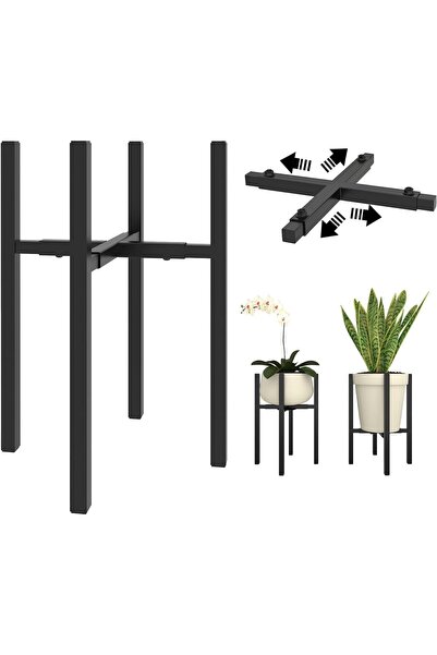 STARSTAR Adjustable plant stand for indoor and outdoor use, metal plant stand...