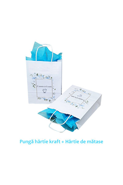 Papette Set 10 bucăți Pungi de Hârtie cu Modele de Nuntă - Model 1, Imprimare...
