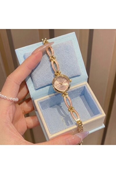 Heda Jewelry ساعة مينيلي فينتاج - ساعة يد نسائية بهيكل فولاذي
