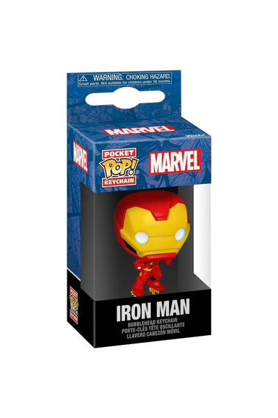 Funko Pop Φάνκο Πόκετ Ποπ! Μάρβελ - Άιρον Μαν (Νέα Κλασικά) Μπρελόκ Φιγούρας ...