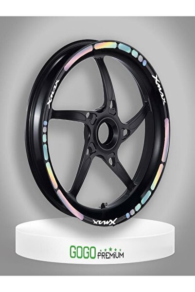 HOLOGRAMLI III YAMAHA XMAX UYUMLU 1 SET JANT ŞERİDİ