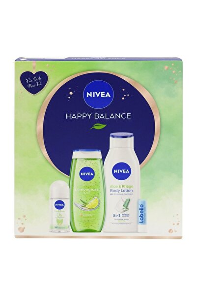 NIVEA Κουτί δώρου, Nivea, Αφρόλουτρο 250, Γαλάκτωμα σώματος 400, Κραγιόν 5.5 ...
