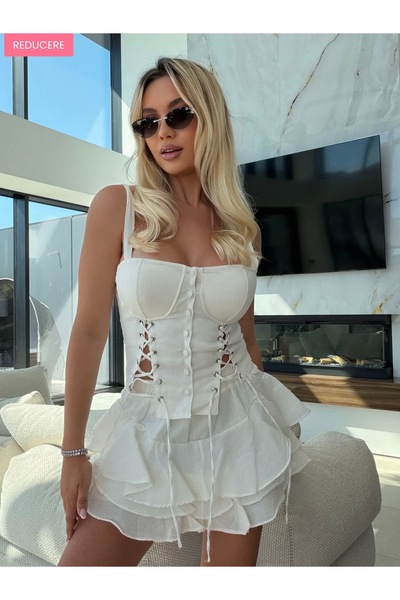 prettybrand Γυναικείο σετ με παντελονοφούστα και τοπ