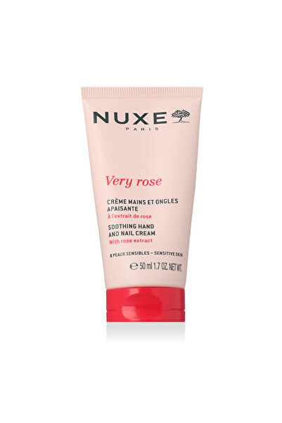 Nuxe Very Rose Cremă de mâini și unghii pentru piele sensibilă 50 ml
