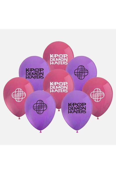 BAMI NETWORK Baloane K-POP Demon Hunters Mov Fucsia 28cm 8+ Ani Petrecere