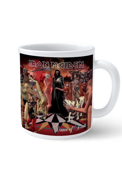 ART HEDİYE كوب مطبوع من إنتاج Iron Maiden Dance of Death 2015 Remaster
