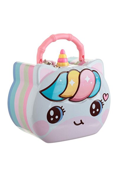 BAMI NETWORK Pusculita metalica unicorn roz pentru fete 14x8x13cm