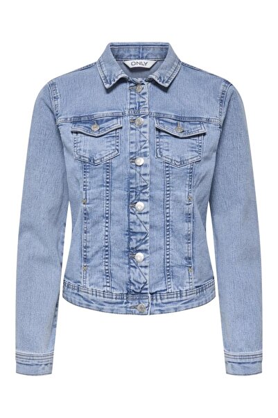 ONLY Μπουφάν τζιν γυναικείο "Wonder" light blue denim μπλε