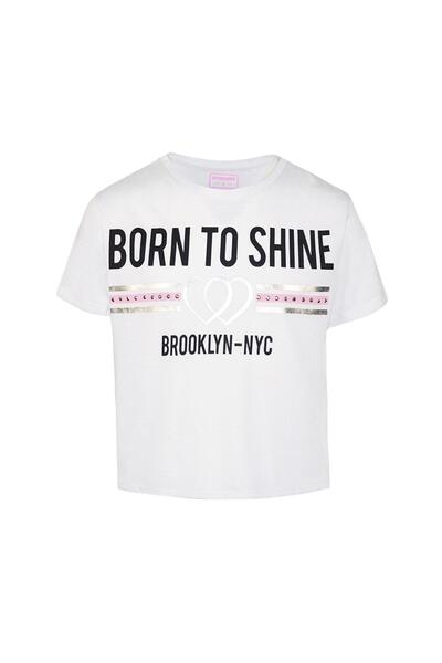 Energiers Αθλητική κροπ μπλούζα "born to shine"