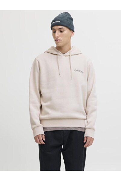 Jack & Jones Μπλούζα φούτερ ανδρική "Yuki" μπεζ